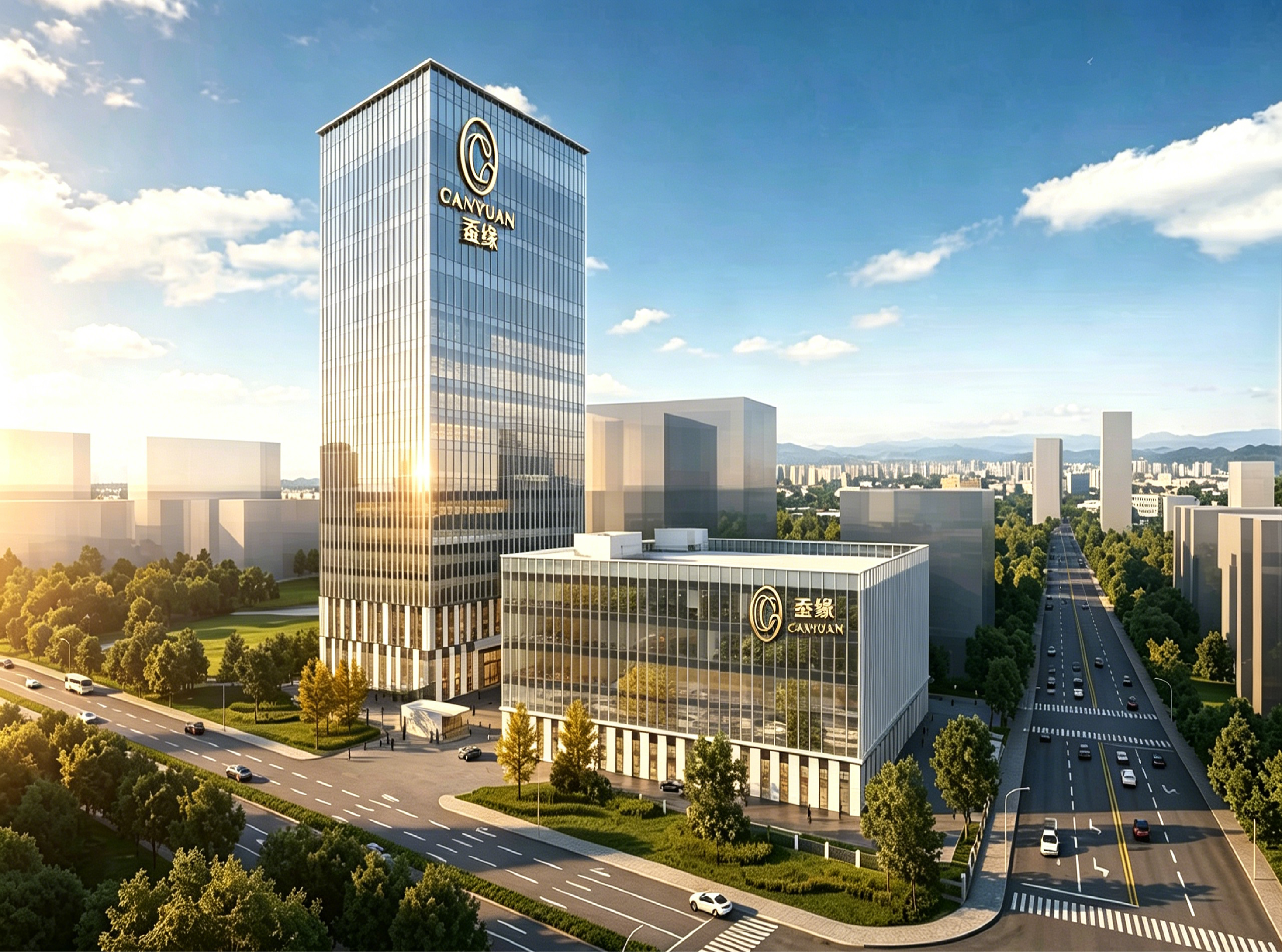 浙江桐乡总部示意图